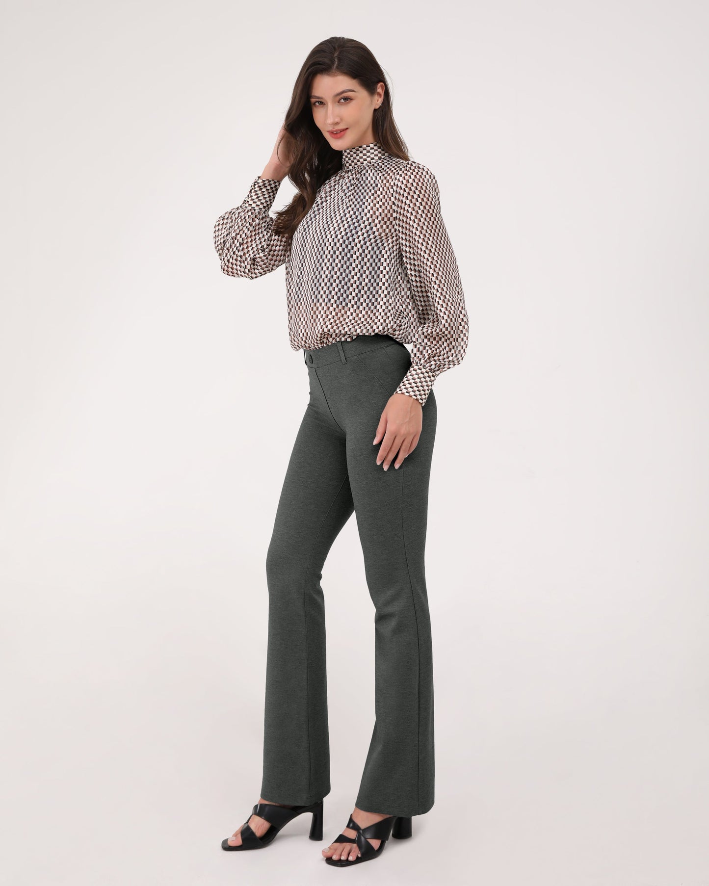 29" Business Casual Flare Work Pants