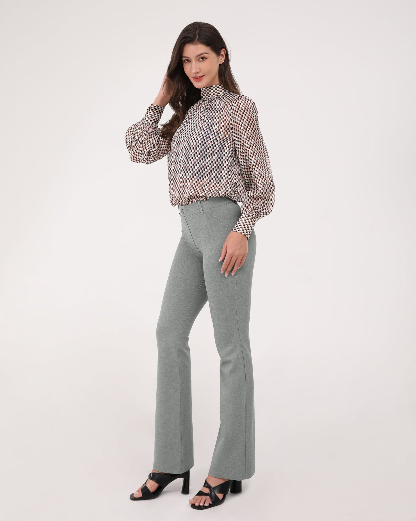 29" Business Casual Flare Work Pants