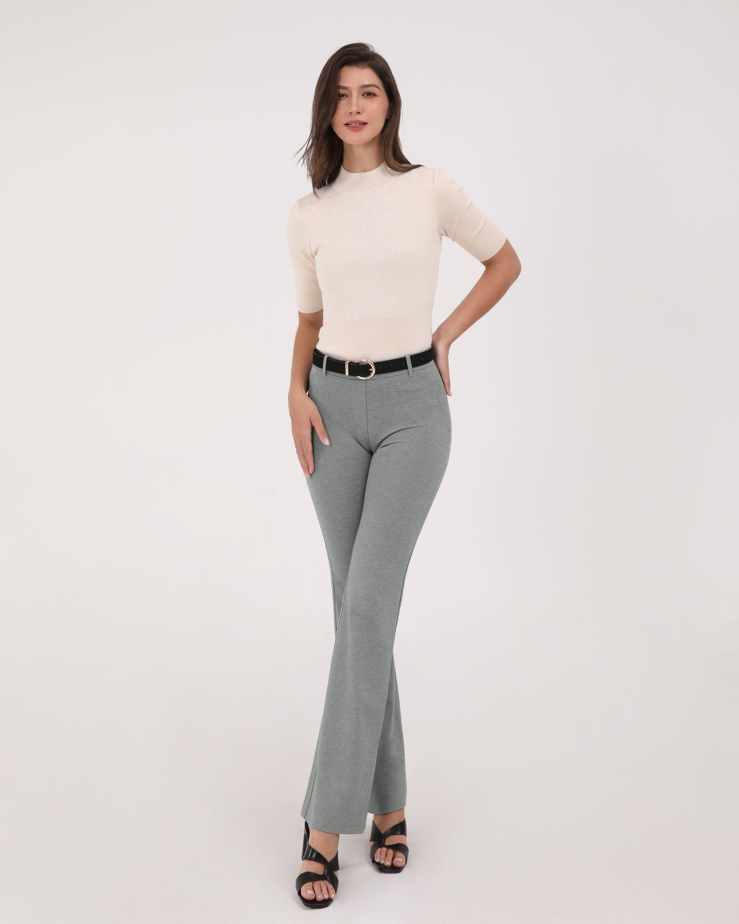 29" Business Casual Flare Work Pants