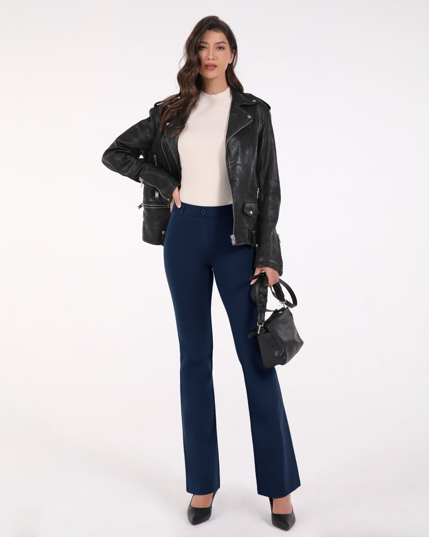 29" Business Casual Flare Work Pants