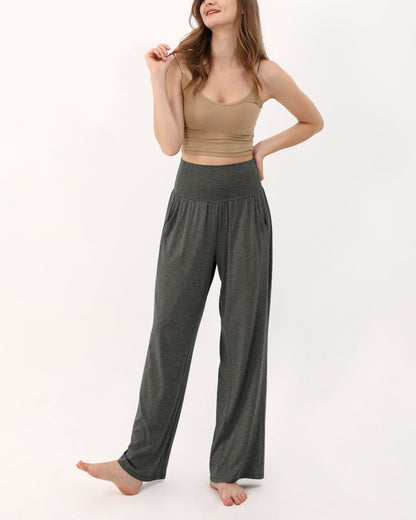 Wide Leg Lounge Pants with Pockets