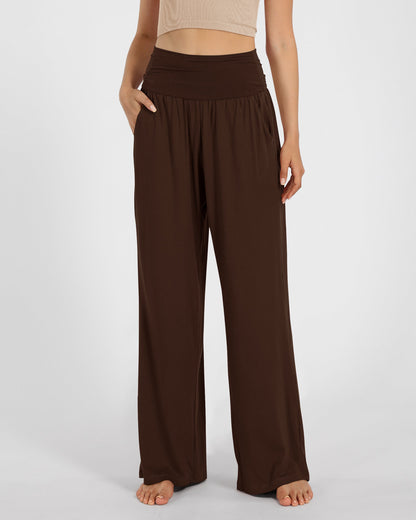 Wide Leg Lounge Pants with Pockets