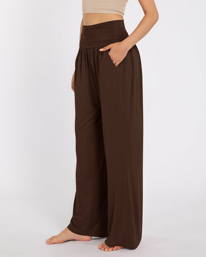 Wide Leg Lounge Pants with Pockets