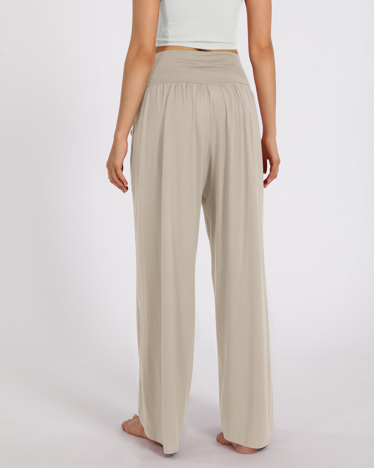 Wide Leg Lounge Pants with Pockets