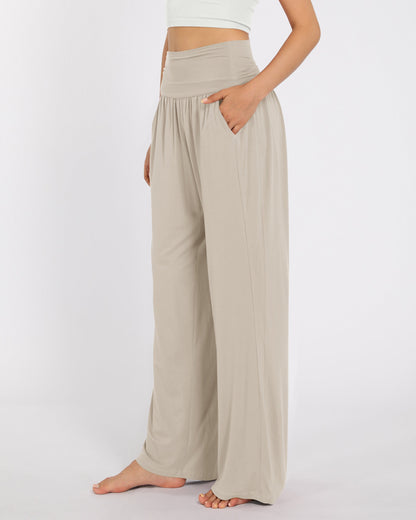 Wide Leg Lounge Pants with Pockets