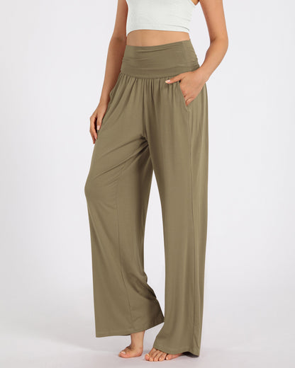 Wide Leg Lounge Pants with Pockets