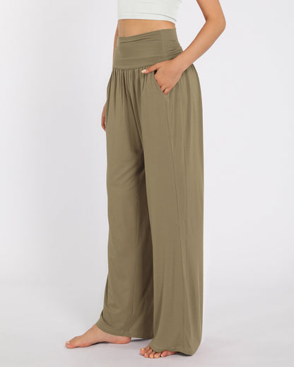 Wide Leg Lounge Pants with Pockets