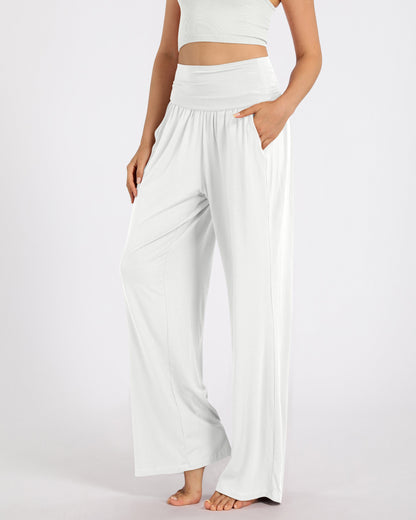 Wide Leg Lounge Pants with Pockets