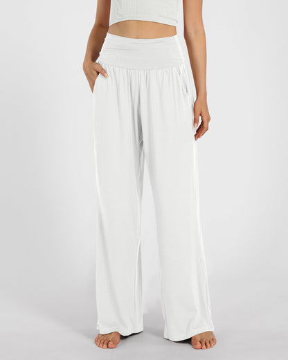 Wide Leg Lounge Pants with Pockets