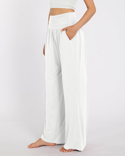 Wide Leg Lounge Pants with Pockets