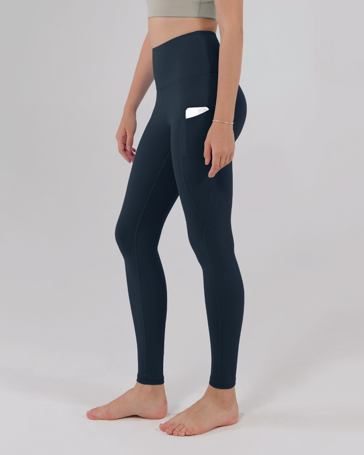 28" High Waisted Yoga Leggings with Pockets