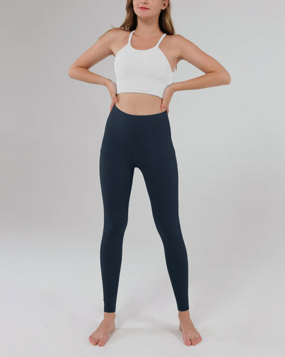 28" High Waisted Yoga Leggings with Pockets