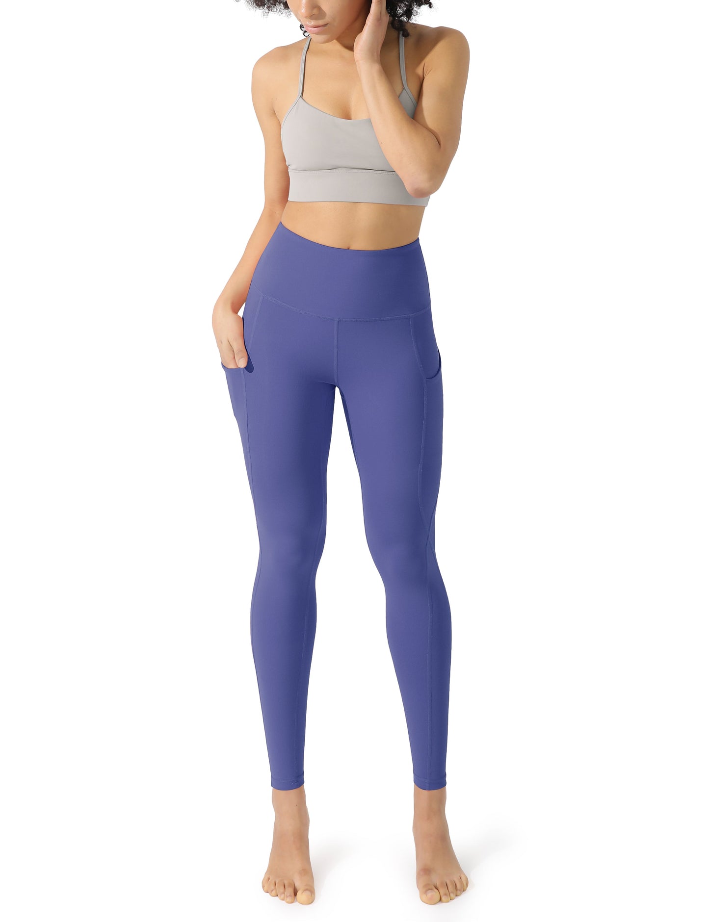 28" High Waisted Yoga Leggings with Pockets